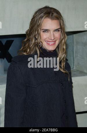 Brooke Shields arriving at the Fox Mid-Season Party for the tca at the ...