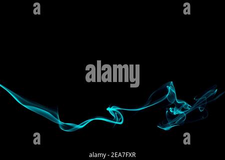 Abstract smoke on a black background Stock Photo - Alamy