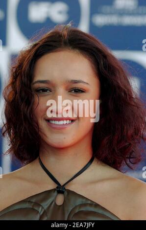 Keisha Castle-Hughes at the 2004 IFP Independent Spirit Awards in Santa Monica, CA on February 28, 2004. photo by Lionel Hahn/ABACA (pictured: Keisha Castle-Hughes) Stock Photo