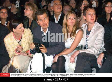 Kate Moss' 40th Birthday at 34 Restaurant - Arrivals Featuring: John  Galliano Where: London, United Kingdom When: 16 Jan 2014 Stock Photo - Alamy