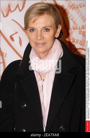 Former French Justice Minister Elisabeth Guigou attending the 10th Gala Musique contre l'oubli for the benefit of Amnesty International at the Theatre des Champs Elysees in Paris on April 7, 2004. Photo by Giancarlo Gorassini/ABACA. Stock Photo