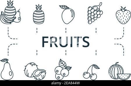 Pixel fruit pack