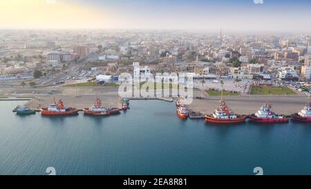 The historical region of Yanbu Saudi Arabia, Yanbu port, Stock Photo