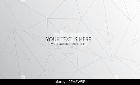 Defocused Abstract Gray Technology Background 4k template Stock Vector