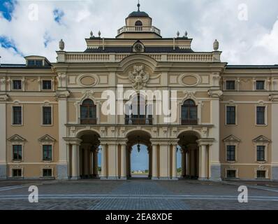 The Konstantinovsky Palace in Strelna is a part of the State Palace of Congresses complex. Stock Photo