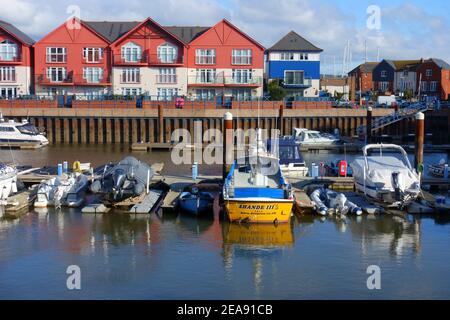 Exmouth Marina, East Devon, England, UK Stock Photo