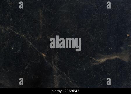 Aged dusty glass surface scratched old texture background dark suburban low quality construction from Sofia, Bulgaria, Eastern Europe Stock Photo