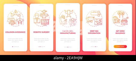 CPS benefits onboarding mobile app page screen with concepts Stock Vector