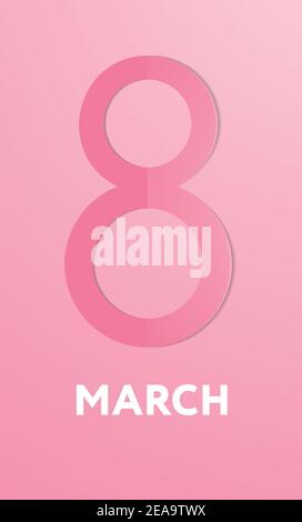 International womens day Vector illustration Stock Vector