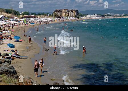 Black Sea. resort Sunny Beach .Bulgaria Stock Photo