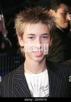 French singer Jordy attends the French NRJ cine awards held at Le Grand Rex in Paris, France on September 30, 2005. Photo by Laurent Zabulon/ABACAPRESS.COM Stock Photo