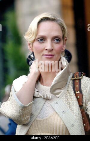 Louis Vuitton - Uma Thurman promoting a handbag