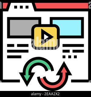 files converter color icon vector illustration Stock Vector Image & Art ...