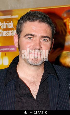 French director Stephane Brize poses at the premiere ofhis film 'Je ne suis pas la pour etre aime' at UGC Cite Les Halles cinema in Paris, France on October 10, 2005. Photo by Giancarlo Gorassini/ABACAPRESS.COM. Stock Photo