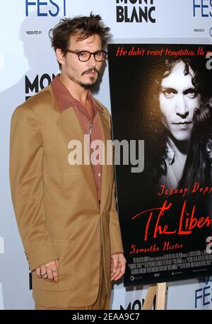 Johnny Depp attends 'The Libertine' screening at AFI FEST 2005