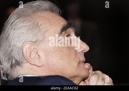 US movie director Martin Scorsese attends the opening ceremony of a retrospective dedicaced to him at centre Georges Pompidou, in Paris, France, on November 22, 2005. Photo by Nicolas Gouhier/ABACAPRESS.COM Stock Photo