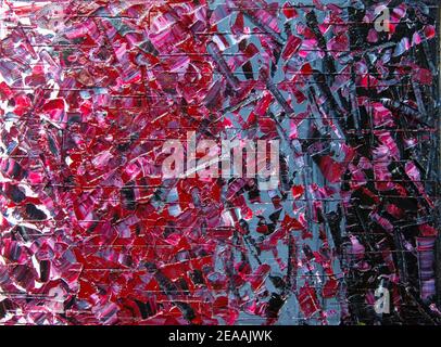 'one of four', oil painting by Jan Fritz Stock Photo