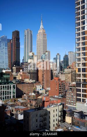 Panorama Empire State Building Midtown Manhattan New York USA buildings ...