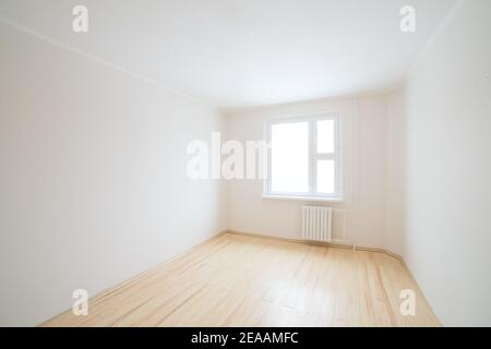 Empty white room with window. Stock Photo