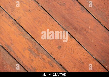 Old wooden board painted dark color Stock Photo