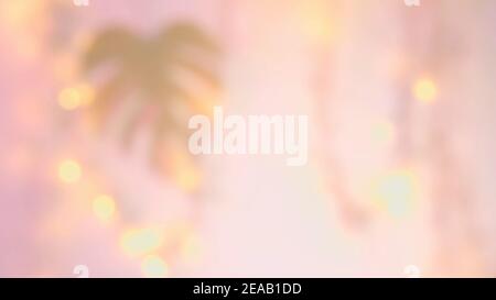abstract colorful defocused lights background bokeh pink and gold Stock Photo