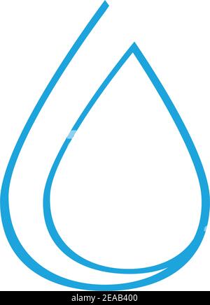 water drop Logo Template vector illustration design Stock Vector