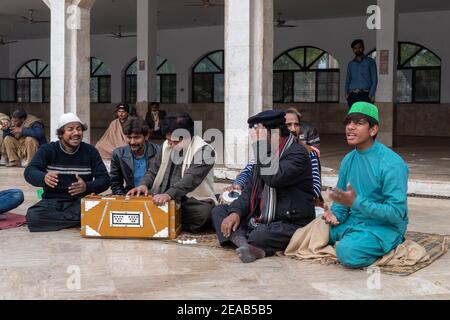 Sufi Shrine of Baba Bulleh Shah, Kasur, Punjab, Pakistan Stock Photo