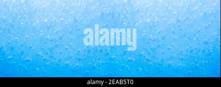 Blue blurred background made of ice crystals Stock Photo