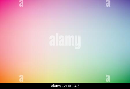 Abstract blurred gradient mesh background in bright summer colors for wallpaper, banner, background, card, book vector Illustration. Stock Vector