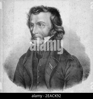 Niccolo Paganini. Stock Photo