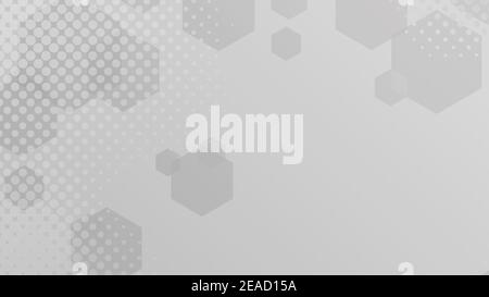 Template brochure design. Hexagonal banners. Can be used for website and promotion. Clean white design layout template. Honeycomb, cellular design Stock Vector