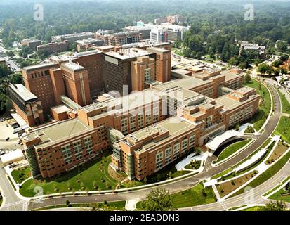 NIH Building 10. Stock Photo