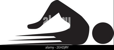 Swimmer logo design inspiraiton vector template Stock Vector