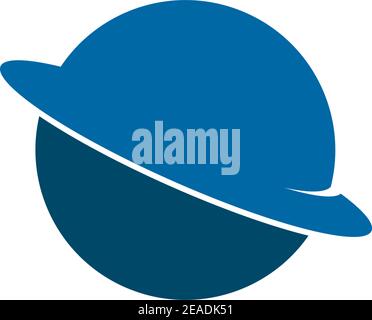 Planet icon logo design inspiraiton vector template Stock Vector