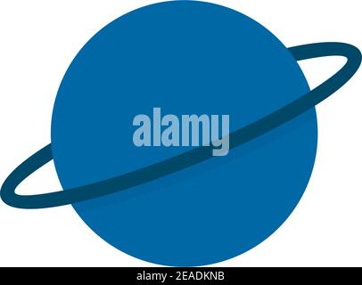 Planet icon logo design inspiraiton vector template Stock Vector