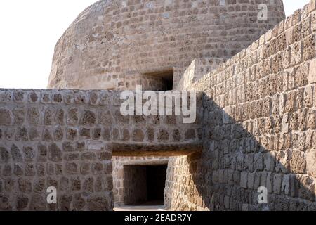 Exterior view of Tylos Fort / Bahrain Fort Stock Photo