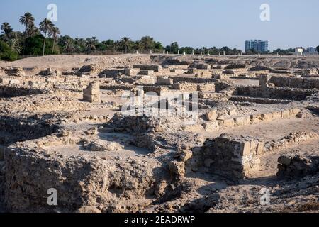 Exterior view of Tylos Fort / Bahrain Fort Stock Photo