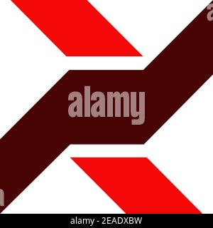 X letter initial logo design  inspiration vector template Stock Vector