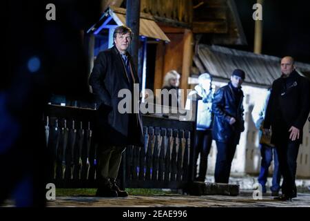 Emir Kusturica in his village, Küstendorf, Serbia. Stock Photo