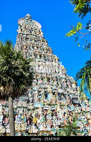 Meenakshi Amman Temple, Madurai, India Stock Photo