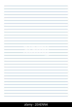 Grid paper. Abstract striped background with color horizontal lines.Lined paper blank on transparent background. White geometric pattern for school Stock Vector