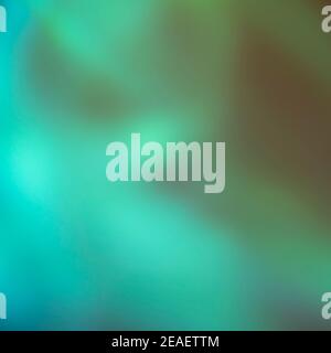 Abstract blue, turquoise and green blurred light background for mockups. Stock Photo