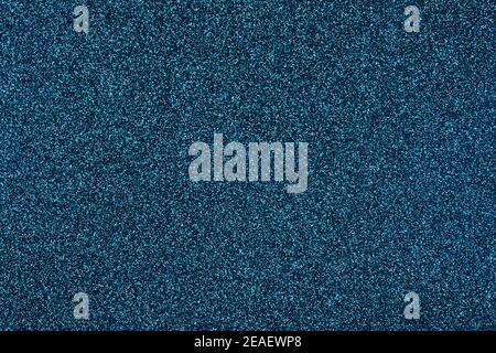 Abstract blue background. Blue shiny pattern. Banner with copyspace. Blue grain texture. Stock Photo
