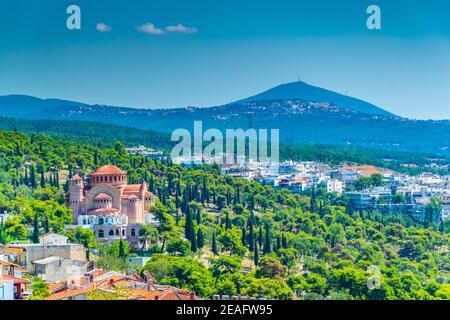 Saint Paul cathedral in Thessaloniki, Greece Stock Photo