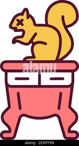 Taxidermy RGB color icon Stock Vector Image & Art - Alamy