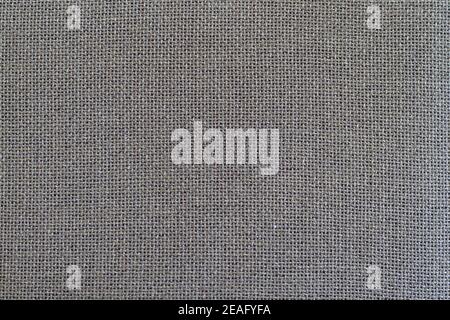 Natural linen texture background with delicate grid , light grey canvas texture background Stock Photo