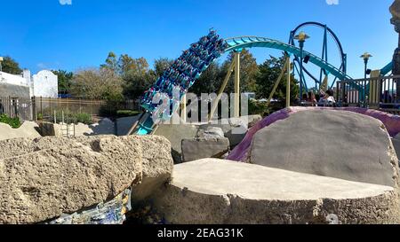 Orlando FL USA December 25 2019 Kraken Unleashed Roller