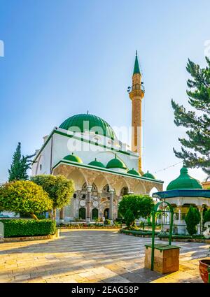 Al Jazzar mosque in Akko/Acre, Israel Stock Photo