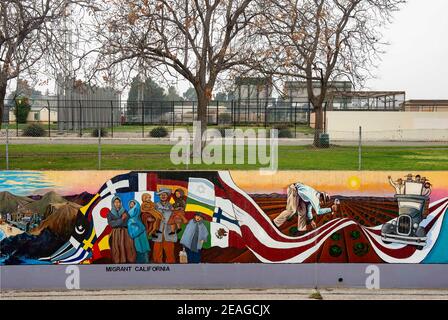 The Great Wall Of Los Angeles Is A Mural Designed By Judith Baca And Executed With The Help Of Over 400 Community Youth And Artists Tujunga Wash Los Stock Photo Alamy