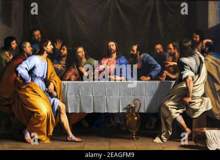 The Last Supper, by Philippe de Champaigne Stock Photo